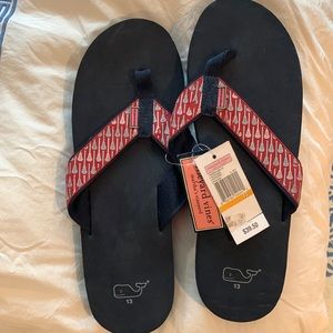 Vineyard Vines NWT size 13 lacrosse flip flop